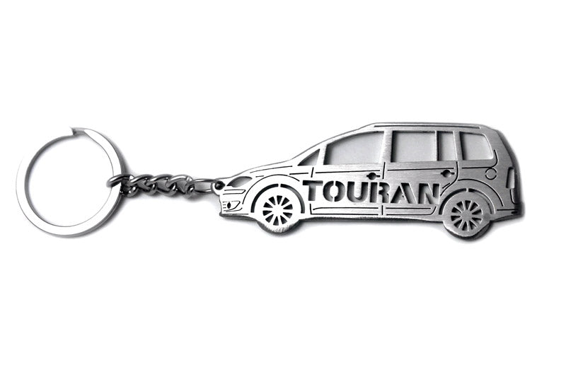 Car Keychain for Volkswagen Touran I (type STEEL) - decoinfabric