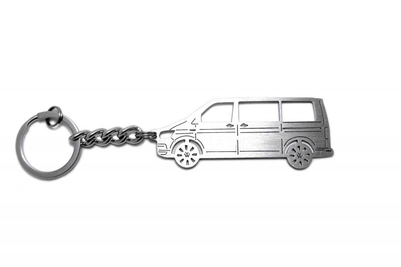 Car Keychain for Volkswagen Transporter T6 (type STEEL) - decoinfabric