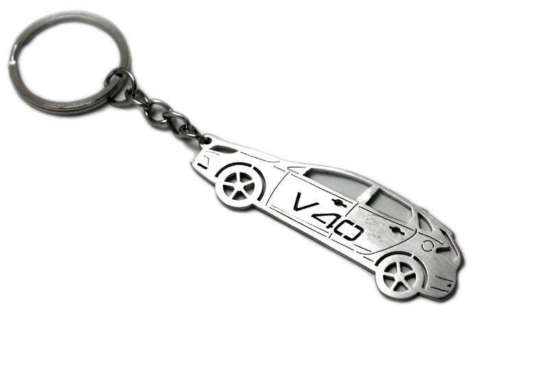 Car Keychain for Volvo V40 (type STEEL) Keychains opdesign