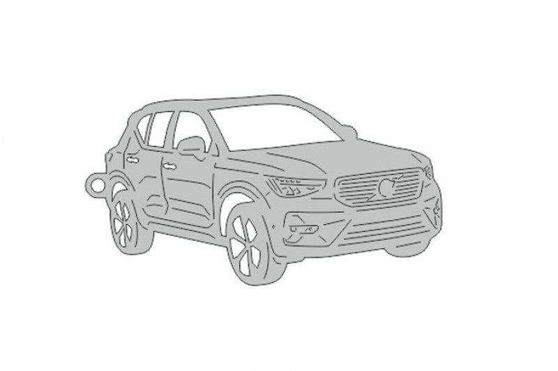 Car Keychain for Volvo XC40 (type 3D) Keychains opdesign