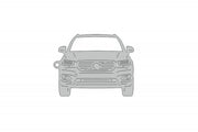 Car Keychain for Volvo XC40 (type FRONT) Keychains opdesign