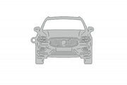 Car Keychain for Volvo XC60 II (type FRONT) Keychains opdesign