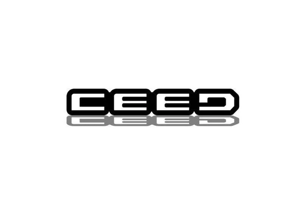 KIA tailgate trunk rear emblem with Ceed logo