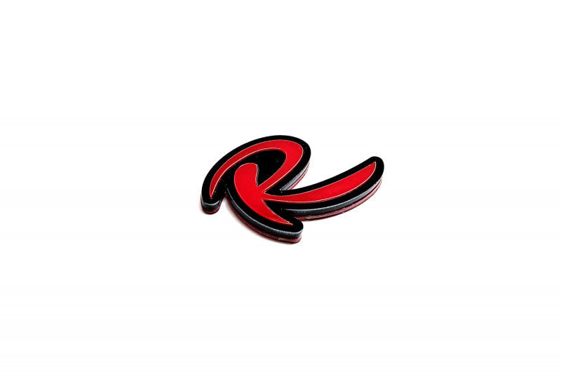 KIA Radiator grille emblem with R logo KIA emblems decoinfabric
