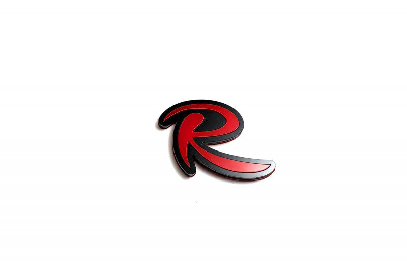 KIA Radiator grille emblem with R logo KIA emblems decoinfabric