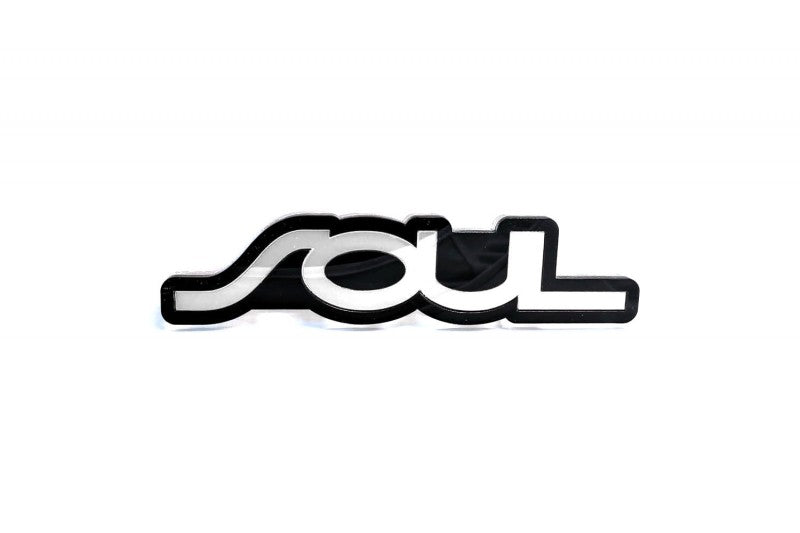 KIA Soul I Radiator grille emblem with Soul logo - decoinfabric