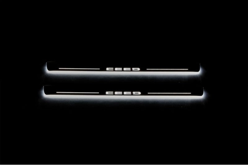 KIA Ceed III 2018+ Car Sill With Logo Ceed KIA Led Door Sills opdesign