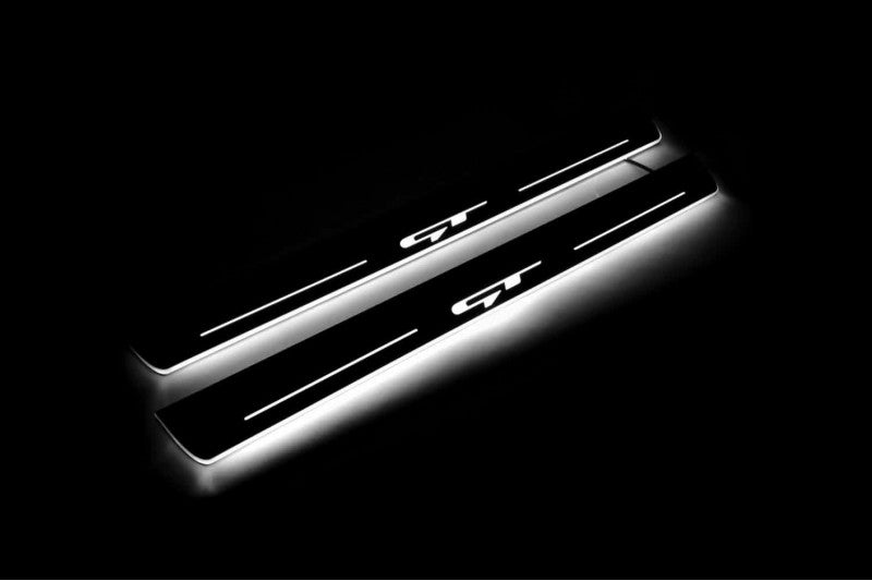 KIA ProCeed III 2018+ Door Sill Led Plate With Logo GT KIA Led Door Sills opdesign