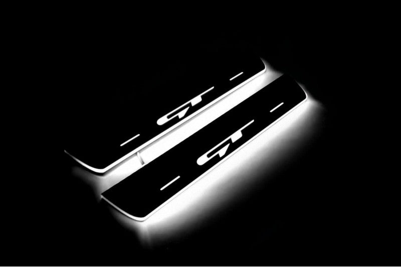 KIA ProCeed III 2018+ Door Sill Led Plate With Logo GT KIA Led Door Sills opdesign