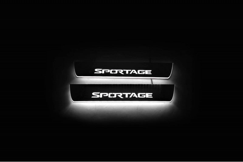 Kia Sportage IV Led Sill Plates With Logo Sportage - decoinfabric