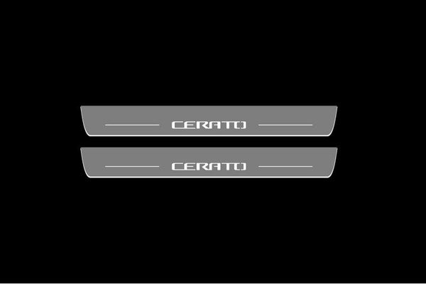 KIA Cerato III Auto Door Sills With Logo Cerato - decoinfabric