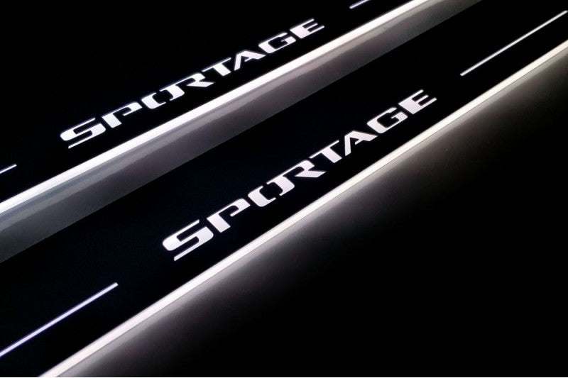 KIA Sportage III LED Car Door Sill With Logo Sportage - decoinfabric