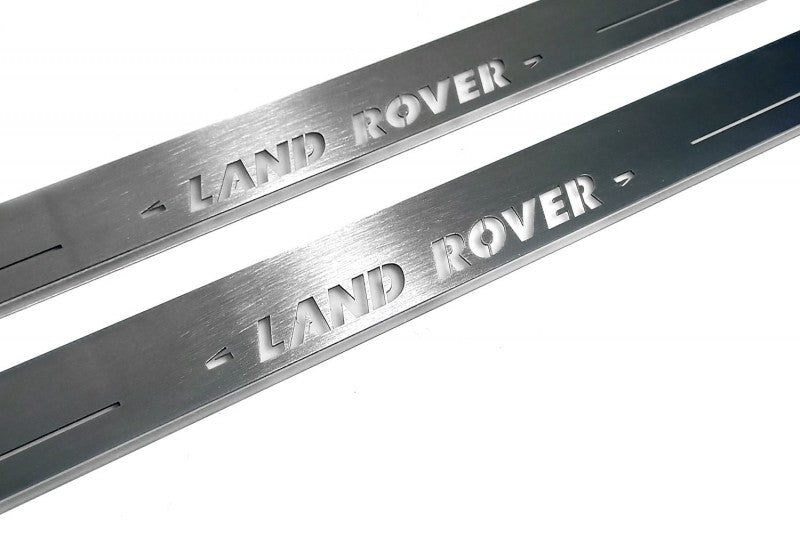 Land Rover Discovery III 2004-2009 LED Door Sill With Logo Land Rover Land Rover Led Door Sills opdesign