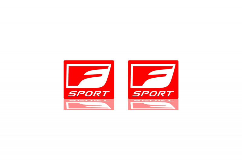Lexus emblem for fenders with F Sport logo Lexus emblems decoinfabric