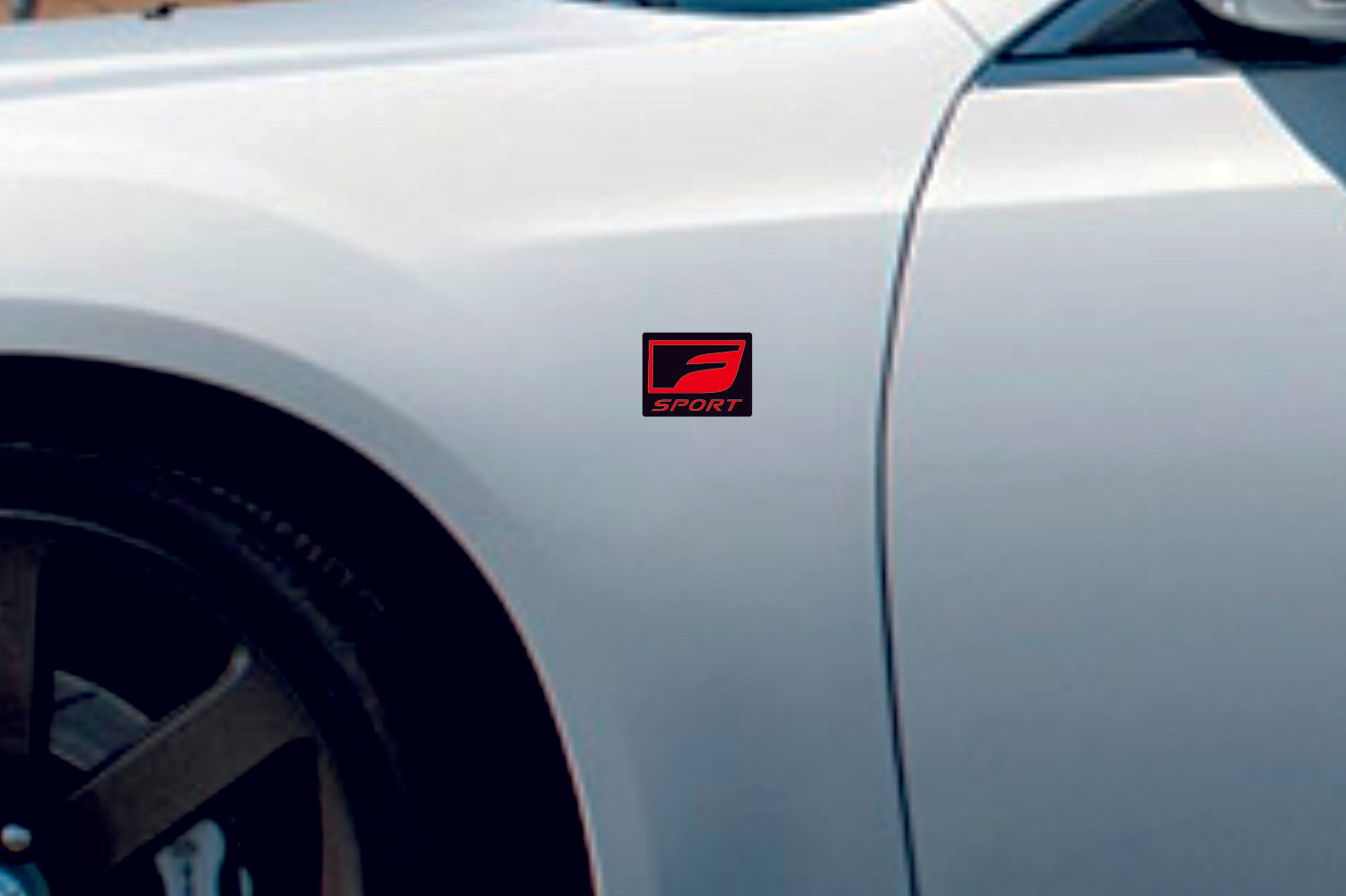 Lexus emblem for fenders with F Sport logo - decoinfabric