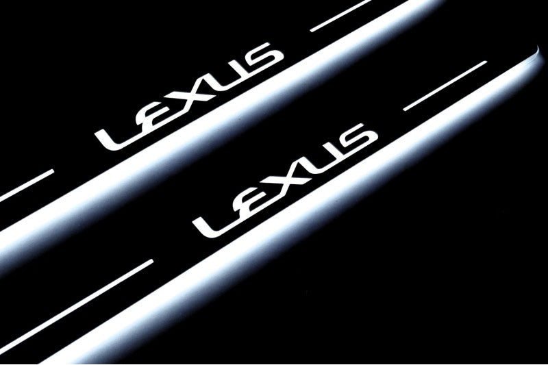 Lexus LX III Auto Door Sill Plates With Logo Lexus - decoinfabric