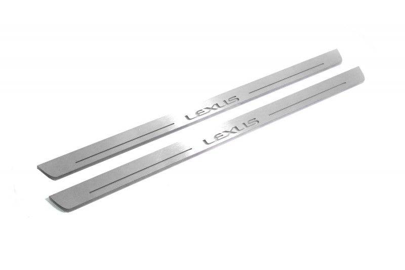 Lexus LX III 2008+ Auto Door Sill Plates With Logo Lexus Lexus Led Door Sills opdesign