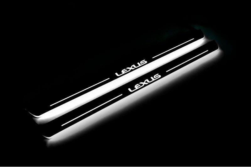 Lexus LX III 2008+ Auto Door Sill Plates With Logo Lexus Lexus Led Door Sills opdesign