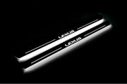 Lexus LX III 2008+ Auto Door Sill Plates With Logo Lexus Lexus Led Door Sills opdesign