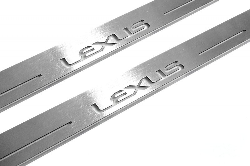 Lexus LX III 2008+ Auto Door Sill Plates With Logo Lexus Lexus Led Door Sills opdesign
