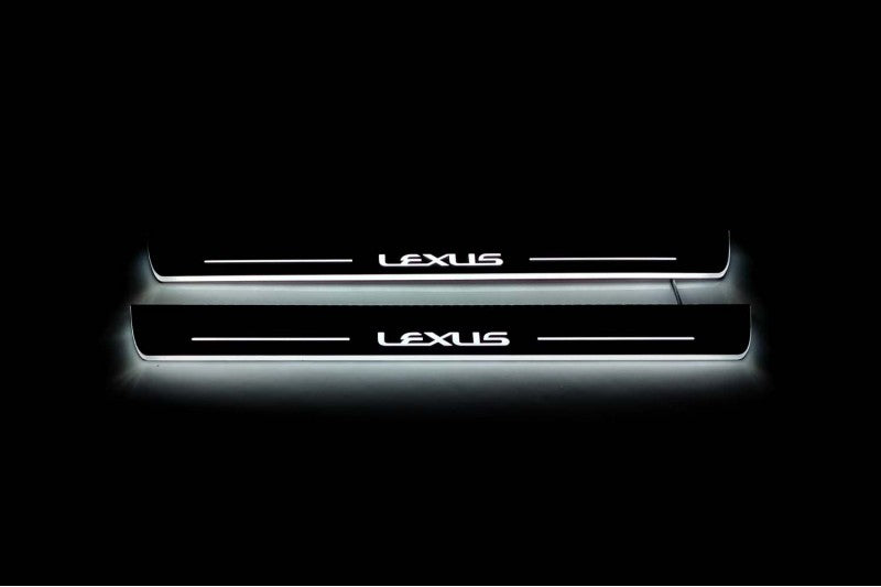 Lexus NX I 2014-2021 LED Door Sills PRO With Logo Lexus Lexus Led Door Sills opdesign
