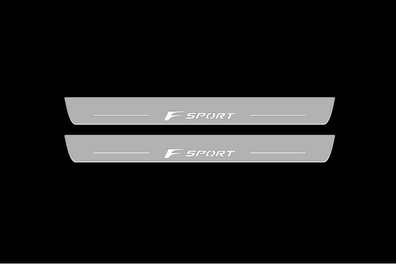 Lexus NX I 2014-2021 Led Sill Plates With Logo F Sport Lexus Led Door Sills opdesign