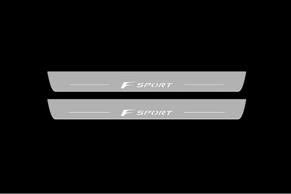 Lexus NX Led Sill Plates With Logo F Sport - decoinfabric