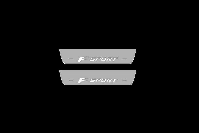 Lexus NX I 2014-2021 Led Sill Plates With Logo F Sport Lexus Led Door Sills opdesign