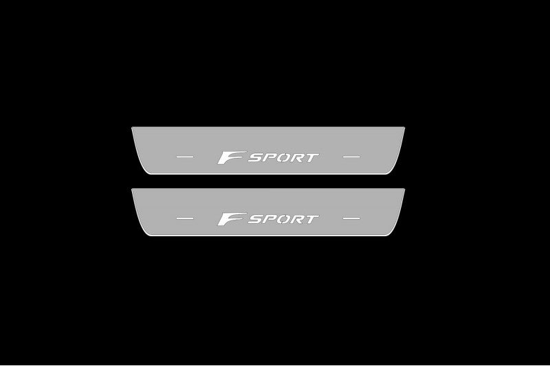 Lexus RX IV 2015-2023 LED Door Sill With Logo F Sport Lexus Led Door Sills opdesign