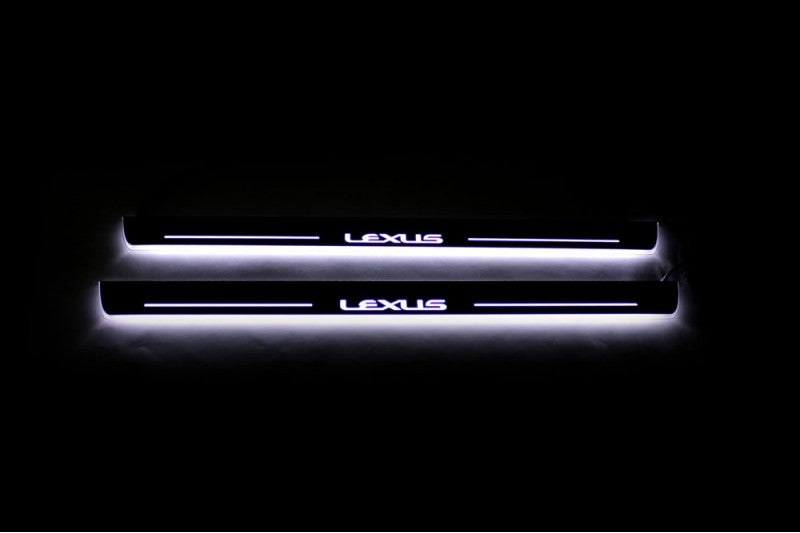 Lexus ES VI 2012-2018 Auto Door Sills With Logo Lexus Lexus Led Door Sills opdesign