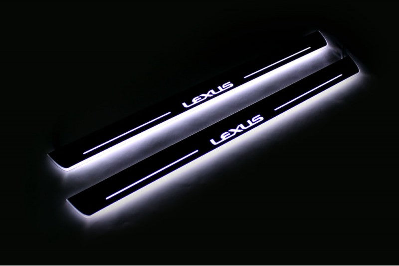 Lexus ES VII 2018+ Car Light Sill With Logo Lexus Lexus Led Door Sills opdesign