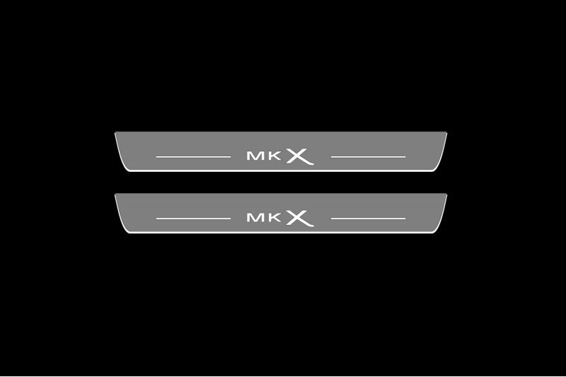 Lincoln MKX II 2016-2018 LED Door Sills PRO With Logo MKX Lincoln Led Door Sills opdesign
