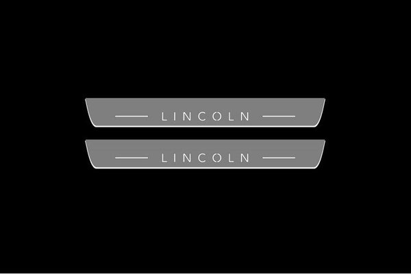 Lincoln MKX II Led Door Sills With Logo Lincoln - decoinfabric