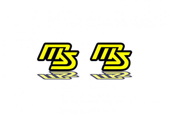 Mazda emblem (badges) for fenders with Mazdaspeed logo (type 2)
