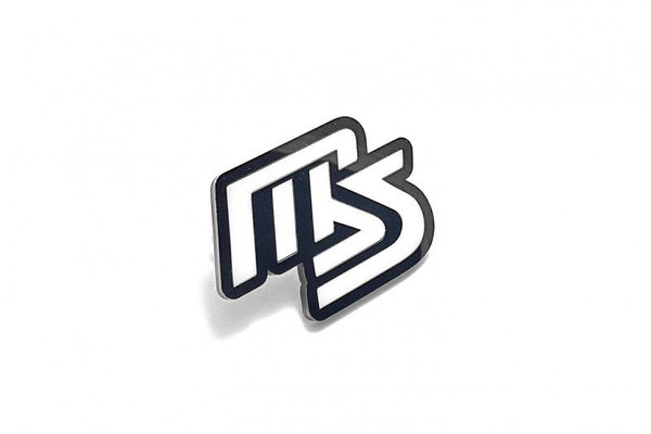 Emblema de la parrilla del radiador de Mazda con el logotipo de MPS