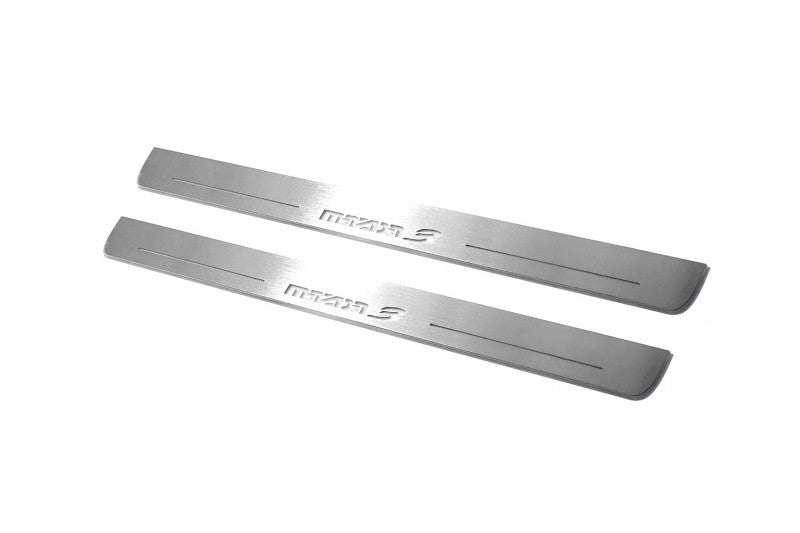 Mazda 3 II 2009-2013 LED Door Sills PRO With Logo Mazda 3 Mazda Led Door Sills opdesign