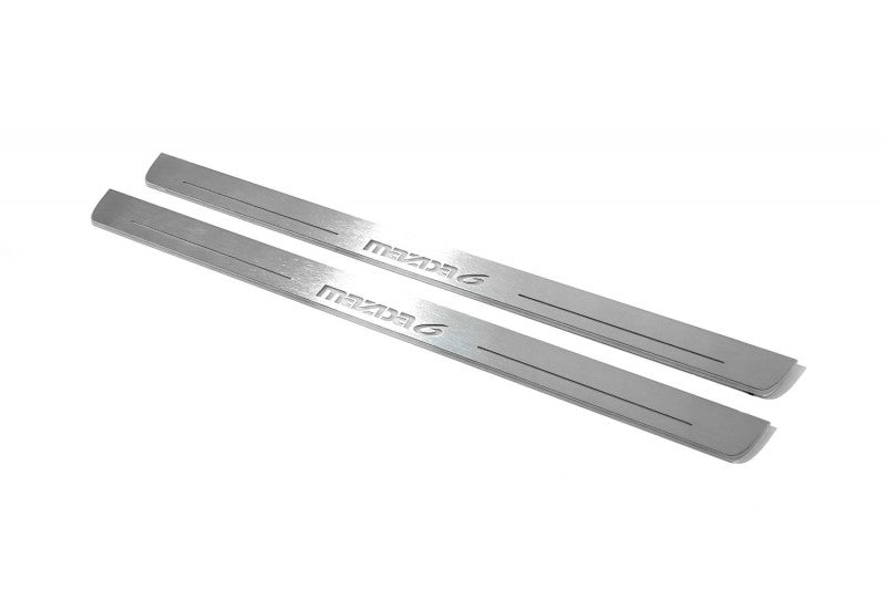 Mazda 6 II 2008-2012 Auto Door Sills With Logo Mazda 6 Mazda Led Door Sills opdesign