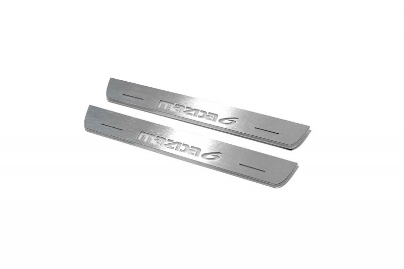 Mazda 6 II 2008-2012 Auto Door Sills With Logo Mazda 6 Mazda Led Door Sills opdesign