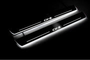 Mazda CX-5 II 2017+ Door Sill Led Plate With Logo CX-5 Mazda Led Door Sills opdesign