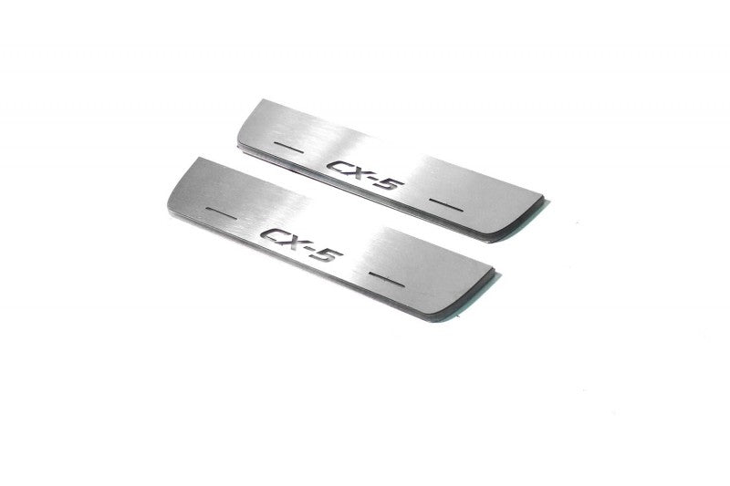 Mazda CX-5 II Door Sill Led Plate With Logo CX-5 - decoinfabric
