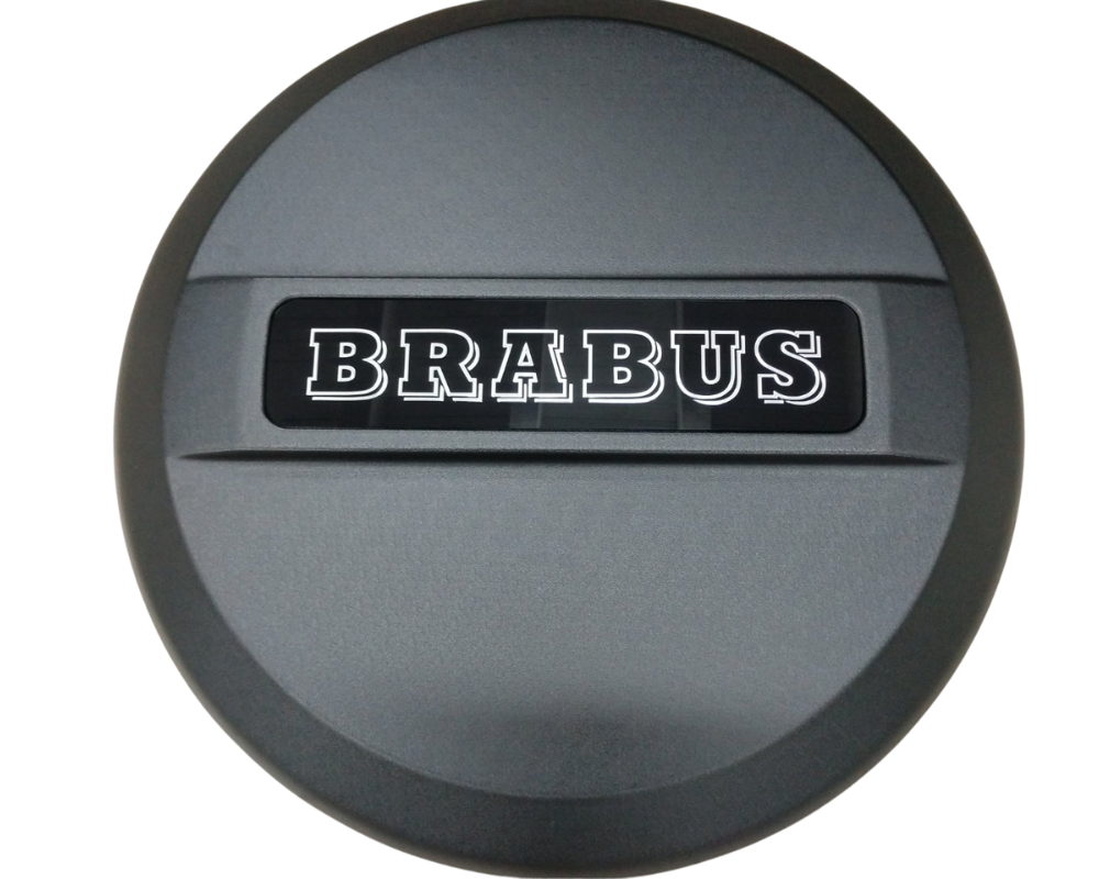 Mercedes-Benz G-Class W463A Spare Tire Cover with BRABUS logo (type 2) Mercedes-Benz G-Class Spare Tire Cover decoinfabric