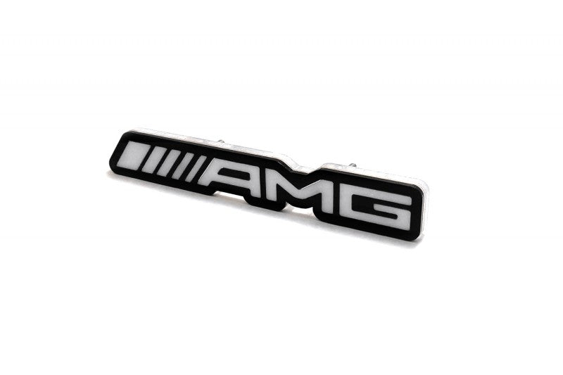 Mercedes Radiator grille emblem with AMG logo - decoinfabric