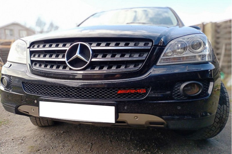Mercedes G-Class Radiator grille emblem with AMG logo Mercedes emblems decoinfabric