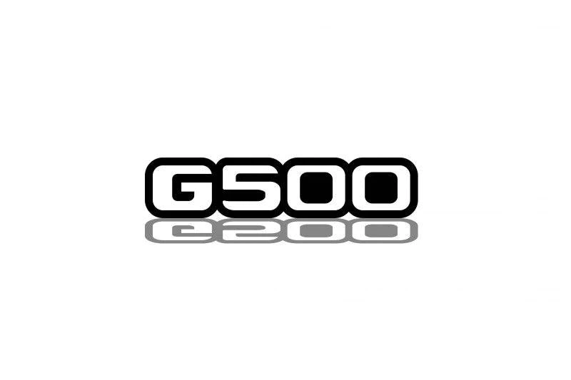 Mercedes tailgate trunk rear emblem with G500 logo
