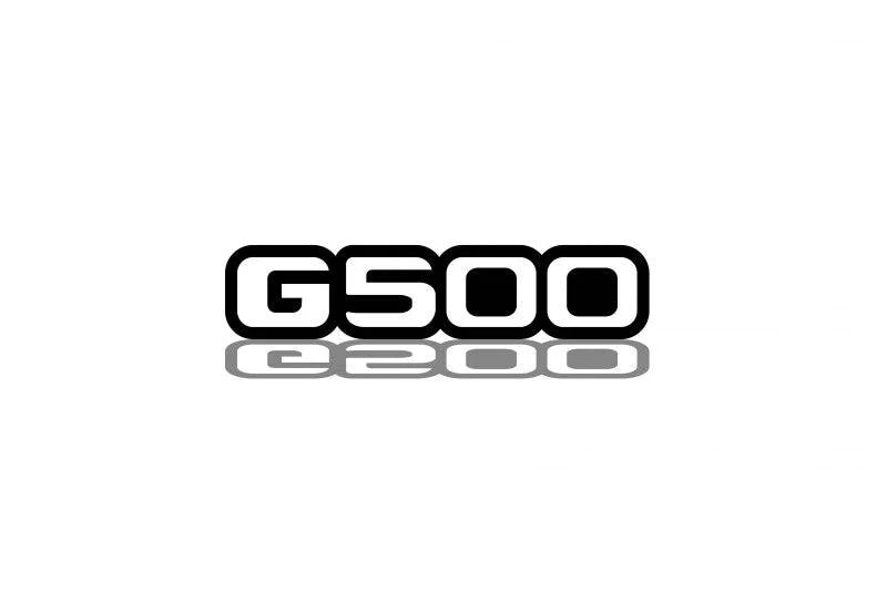 Mercedes G-Class Emblem & Badges set with G500 logo