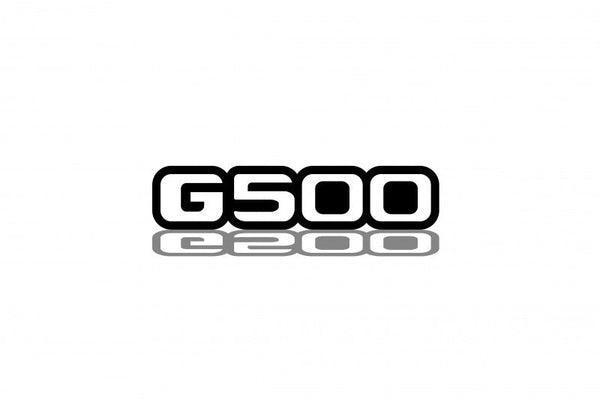 Mercedes Radiator grille emblem with G500 logo - decoinfabric