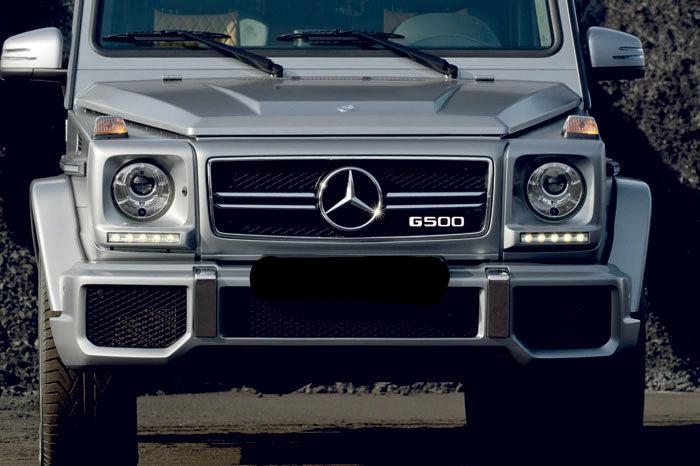 Mercedes G-Class Radiator grille emblem with G500 logo Mercedes emblems decoinfabric