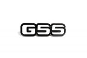 Mercedes G-Class Radiator grille emblem with G55 logo Mercedes emblems decoinfabric BLACK WHITE