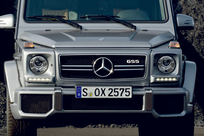 Mercedes Radiator grille emblem with G55 logo - decoinfabric