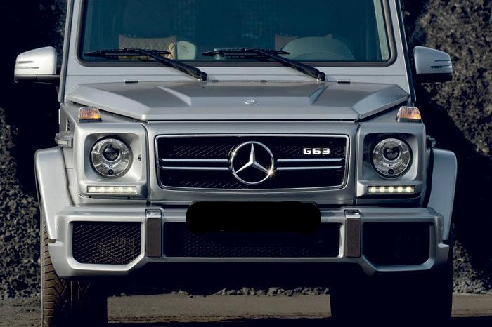 Mercedes G-Class Radiator grille emblem with G63 logo Mercedes emblems decoinfabric